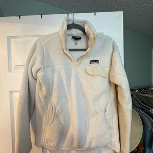 Patagonia Off-White Fleece Jacket